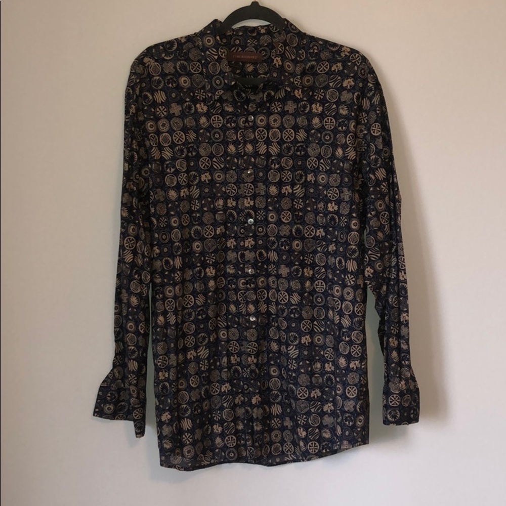 Tori Richard Long Sleeve Button Down Design Shirt